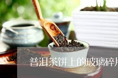 普洱茶饼上的玻璃碎片/2023062398170