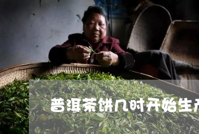 普洱茶饼几时开始生产/2023080256137