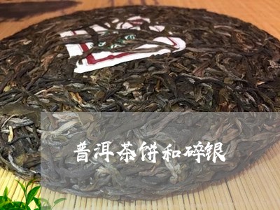 普洱茶饼和碎银/2023110300515