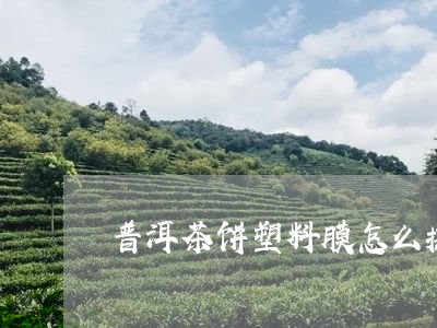 普洱茶饼塑料膜怎么撕开/2023110127359