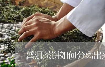 普洱茶饼如何分离出来的/2023082409683