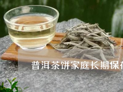 普洱茶饼家庭长期保存方法/2023082547278