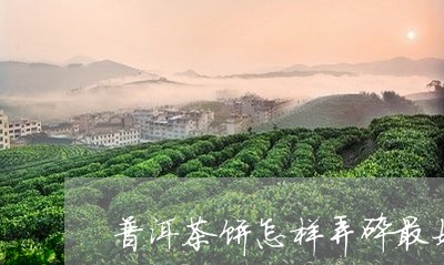 普洱茶饼怎样弄碎最好喝/2023082444829