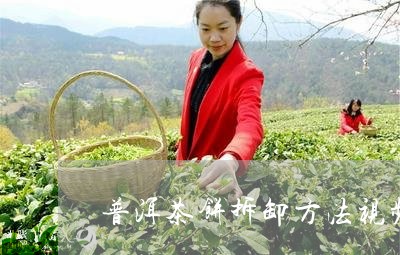 普洱茶饼拆卸方法视频/2023100866150