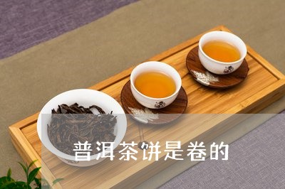 普洱茶饼是卷的/2023110948483