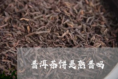 普洱茶饼是熟普吗/2023121731603