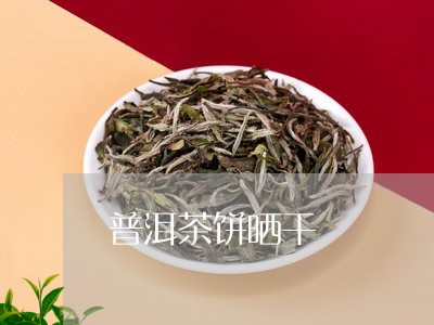 普洱茶饼晒干/2023042783983