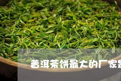 普洱茶饼最大的厂家是那个/2023121777261