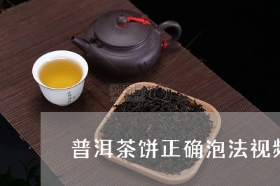 普洱茶饼正确泡法视频/2023062954614