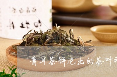 普洱茶饼泡出的茶叶碎/2023092740815