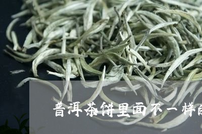 普洱茶饼里面不一样的料/2023082418390