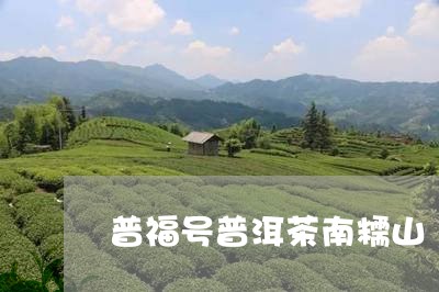 普福号普洱茶南糯山/2023120561514