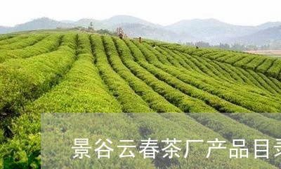 景谷云春茶厂产品目录/2023071567571