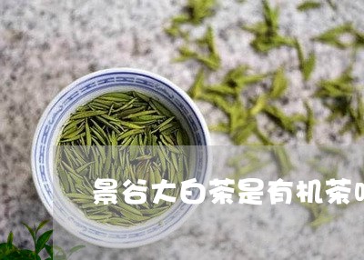 景谷大白茶是有机茶吗/2023100216260