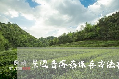 景迈普洱茶保存方法视频/2023112717258