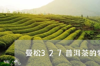 曼松327普洱茶的特点/2023112814138