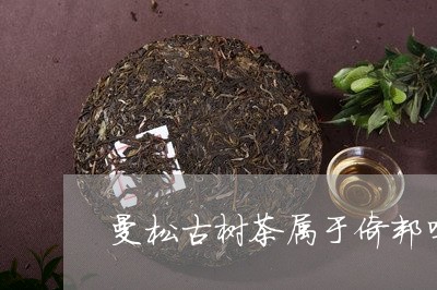 曼松古树茶属于倚邦吗/2023071395938