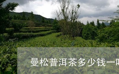 曼松普洱茶多少钱一吨价格/2023121772625