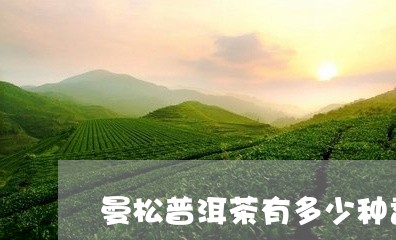 曼松普洱茶有多少种香型/2023102471714