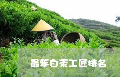 最笨白茶工匠排名/2023062176471