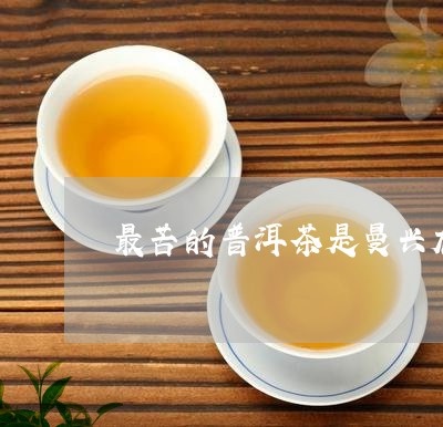 最苦的普洱茶是曼兴龙茶吗/2023121707060
