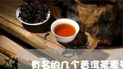 有名的几个普洱茶麦号/2023062214167