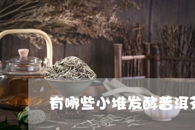 有哪些小堆发酵普洱茶/2023062225937