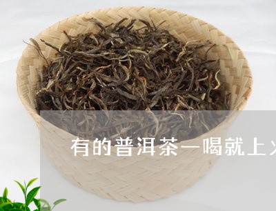 有的普洱茶一喝就上火/2023072116371