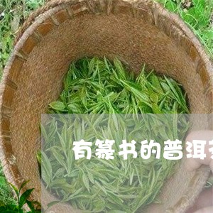 有篆书的普洱茶是什么茶/2023081584938