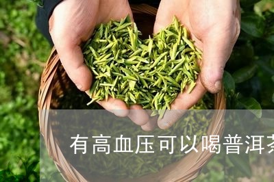 有高血压可以喝普洱茶嘛/2023102448362