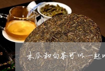 木瓜和白茶可以一起吃吗/2023102648360