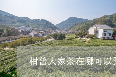 柑普人家茶在哪可以买/2023061085148