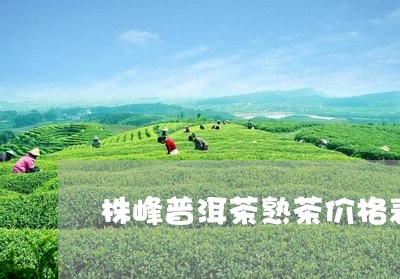 株峰普洱茶熟茶价格表图片/2023112486192