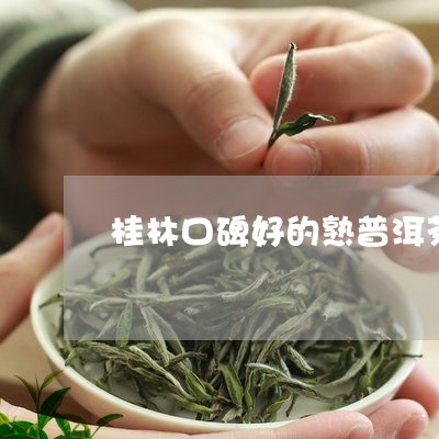 桂林口碑好的熟普洱茶/2023061669803