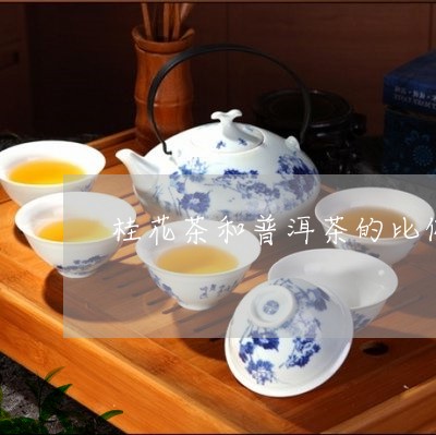 桂花茶和普洱茶的比例/2023062237379