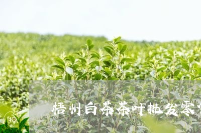 梧州白茶茶叶批发零售/2023100292717