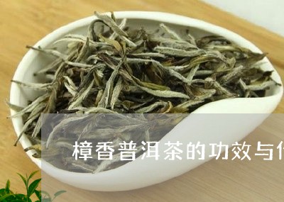 樟香普洱茶的功效与作用及副作用/2023121778371