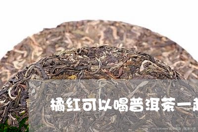 橘红可以喝普洱茶一起泡吗/2023082871571