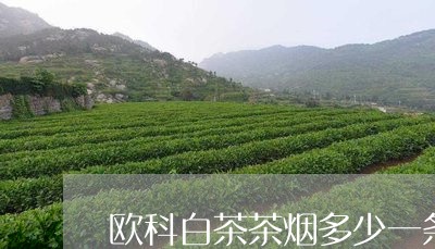 欧科白茶茶烟多少一条/2023100233837