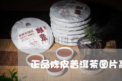 正品陈皮普洱茶图片高清/2023081451816