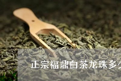 正宗福鼎白茶龙珠多少钱/2023062920303