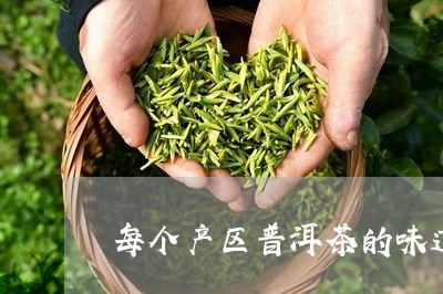 每个产区普洱茶的味道/2023080157269