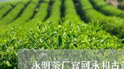 永明茶厂官网永和古茶/2023071577462