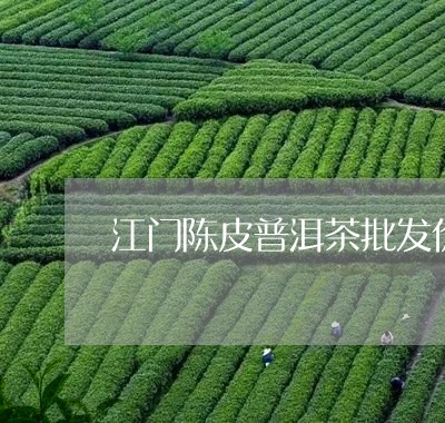 江门陈皮普洱茶批发价格/2023112709592