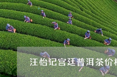 汪怡记宫廷普洱茶价格/2023092940503