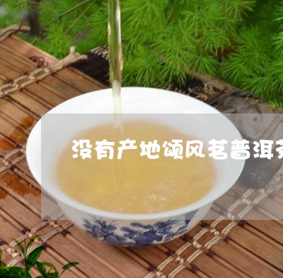 没有产地颂风茗普洱茶可以喝吗/2023110468404