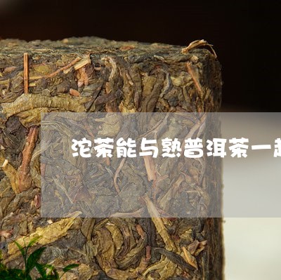 沱茶能与熟普洱茶一起泡吗/2024010447949