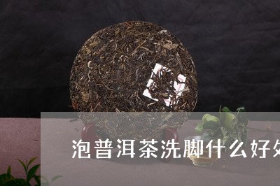 泡普洱茶洗脚什么好处/2023100572805