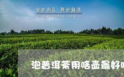 泡普洱茶用啥壶最好呢视频/2023082739382