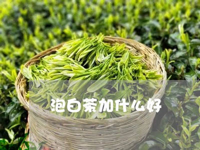 泡白茶加什么好/2023060256059